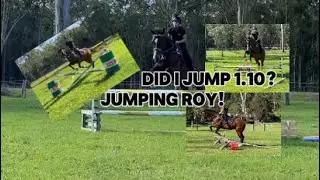 Jumping Roy || Did I jump 1.10? || Life with the ponies