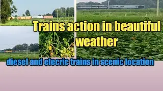 Trains in lap of nature !! रमणीय भारतीय रेल #indianrailways #beautyofrailways #trainsinrain #IR
