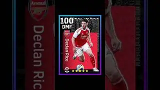 100 Rated Declan Rice Best Training 🔥 #efootball #efootball2025 #shorts