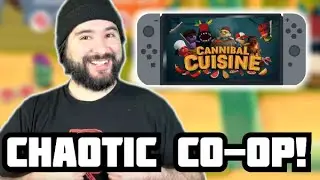 Cannibal Cuisine for Switch - Chaotic Co-op Cooking Game! | 8-Bit Eric