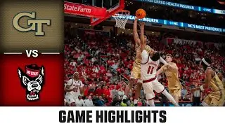 Georgia Tech vs. NC State Game Highlights | 2025-26 ACC Men's Basketball