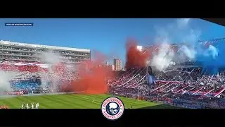 IMPACTANTE RECIBIMIENTO - HOMENAJE AL MORRO GARCÍA - Hinchada Nacional
