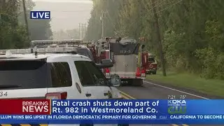 Fatal Crash Shuts Down Part Of Route 982 In Derry Twp.