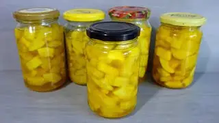 Cukinia ala ananas w słoikach. Domowe babcine przetwory na zimę