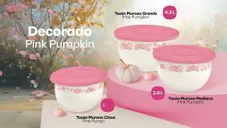 Muranos Decorados Pink Pumpkin 🌸🎃💕