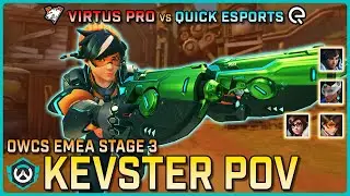 [ Kevster ] Kev on Tracer is CINEMA | Virtus Pro vs Quick Esports | OWCS EMEA Stage 3