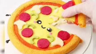 Cheesy Pizza Chiffon Cake!