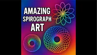 Starlight Wave Spirograph | Calming ASMR Drawing with Cosmic Ocean Colors 🌊🌀&rdquo;
