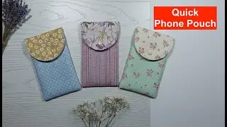 DIY Phone Pouch Sewing Tutorial | Easy Mobile Pouch for Beginners