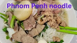 Eating A Bowl Of Delicious Phnom Penh Noodle #noodles