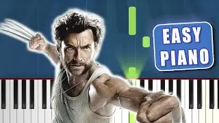 Wolverine ps5 trailer soundtrack PIANO TUTORIAL | Wolverine game EASY PIANO BEGINNER NOTES