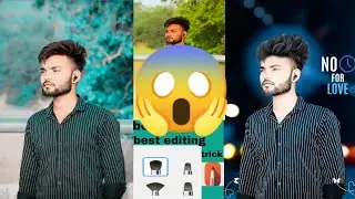 New CB photo editing || New Trending Hair Editing 😱 || Photo Editing best Trick | Skachbook editing#