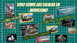 TIPOS DE ESCALA,COMO ESCALAR OBJETOS,PASAR DE UNA ESCALA A OTRA F&Aacute;CIL SENCILLO- TUTORIAL MODELISMO-