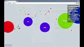 Agar.io First Place (Part One)