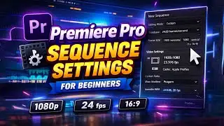 Premiere Pro Sequence Settings for Beginners | Full Tutorial