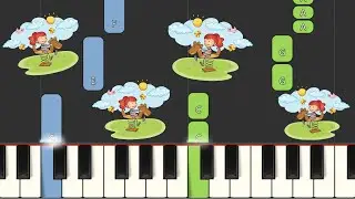 She'll Be Coming 'Round the Mountain - Easy Piano Tutorial