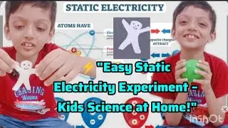 ⚡Magic Trick or Science? Static Electricity Experiment at Home!
