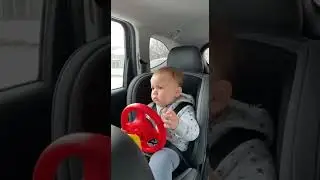 This 2-Year-Old Has REAL Road Rage 😂🚗 #funnybaby #roadrage #shortsvideo  #baby #funny #babytalking
