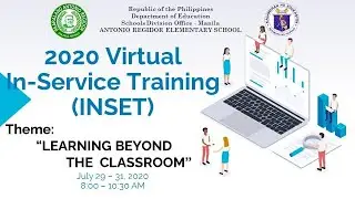 2020 Virtual In-Service Training (INSET)   DAY 2 (AFTERNOON SESSION)