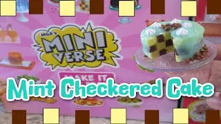 Miniverse Diner Series 3 Mint Checkered Cake MAJOR FAIL!!
