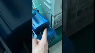 how to connect vacuum pump to YMJ lamiantion mahcine?