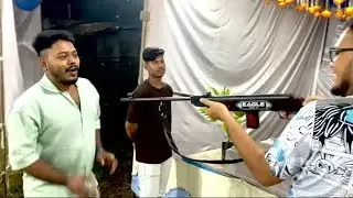 Fantastic Durga Puja Mela 2025 | Friends Enjoy Gun Shooting Balloon Game 🎯✨