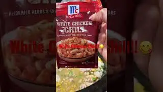 White chicken chili!!! A perfect fall treat!!