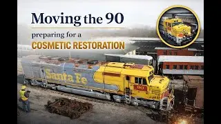 Moving the Santa Fe 90 – EMD FP45 into the shop, but first some switching!