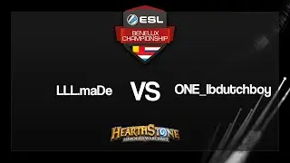 Grand Final ESL Benelux Championship Summer Season 2016 Hearthstone