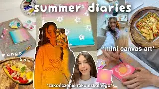 maluję minimalistyczne obrazy *summer diaries ep.2* vlog