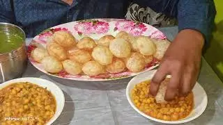 Eating pani puri #viral