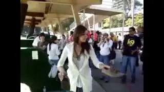 Celebrity Shoe Drive in Los Angeles - exclusive celebrity TV interviews Kim Kardashian