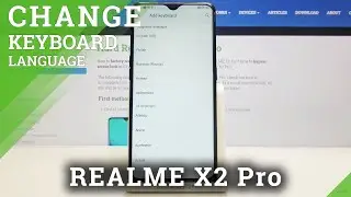 How to Change Keyboard Language on REALME X2 Pro &ndash; Open Keyboard Settings