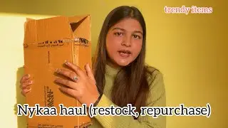 Nykaa restock, repurchase haul | trying new viral products | sale live | haul video 