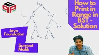 How to Print in range in BST - Solution | Binary Search Tree | Data Structure and Algorithms in JAVA