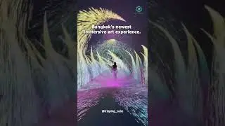 🌟 Bangkok&rsquo;s newest immersive art experience.🌌✨ #love #museum #shortvideo #trippingcube #trip