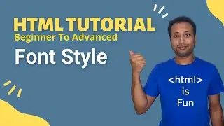html bangla tutorial 21 : Font style in webpage
