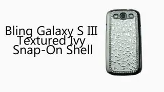 Bling Galaxy S III Textured Ivy Snap-On Shell Video Review