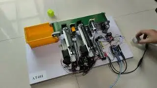 AT401 ชุดเรียนรู้+ชุดทดลอง ตรวจจับโลหะ Automation Metal Detector L298 2Sensor