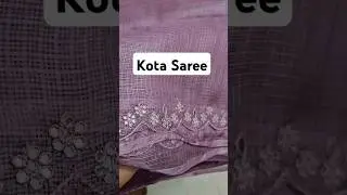 PURE TUSSAR KOTA SILK Saree|Purple Elegance| #lightweightsarees #breathablesarees #elegantfabric