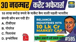 30 November 2019 | Daily Current Affairs | today current affairs #CurrentAffairs2019