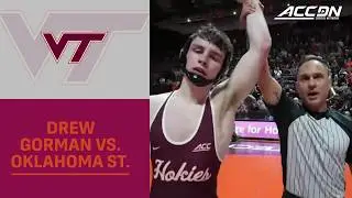 Virginia Tech's Drew Gorman Wins 149lbs Match vs. Oklahoma St. | 2026 ACC Wrestling