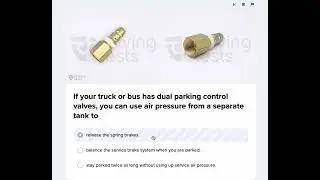 CDL Air Brake Practice Test - 2024