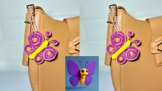 Изготовление брелока-бабочки с помощью ершика для труб/Fuzzy Wire Craft