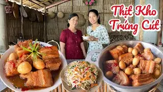 THỊT KHO TRỨNG CÚT dưa giá trộn hấp dẫn món truyền thống cho mâm cỗ ngày Tết 