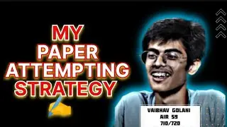 My Paper Attempting Strategy  for NEET 🤫🤫‼️710/720 🔥🔥