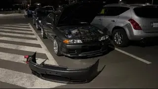 PUTTING A GTR BUMPER ON A R32 GTST