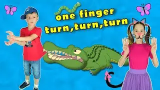 One Finger, Turn Turn Turn | Fingerplay Kids Song | Finger Family Song | Kids Songs & Nursery Rhymes