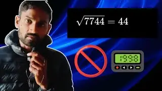 Square Root in 3 Seconds! 😱 (Vedic Math Trick)
