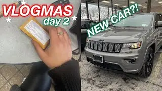 VLOGMAS 2021 DAY 2 | i got a new Jeep?!